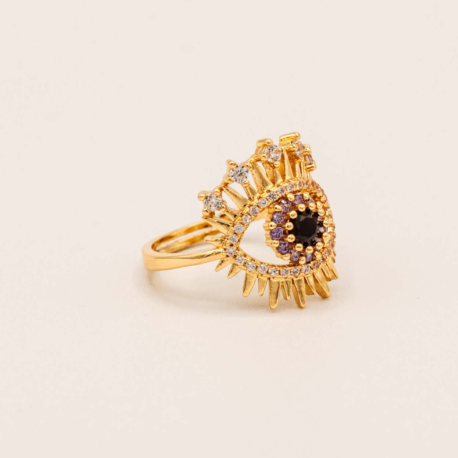 Evil Eye Ring-Rings-Jessica Wang
