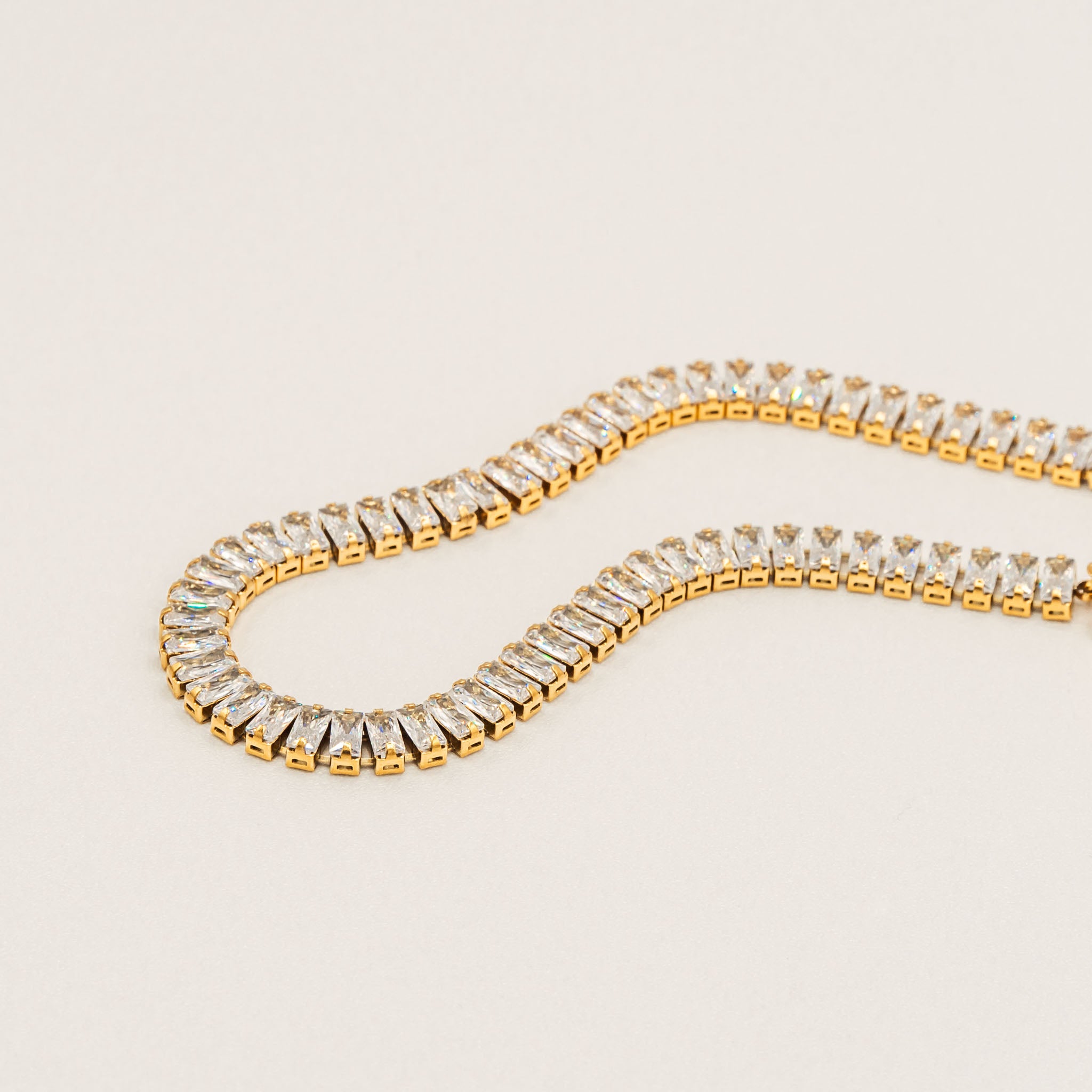 Glass Link Necklace-Necklaces-Jessica Wang