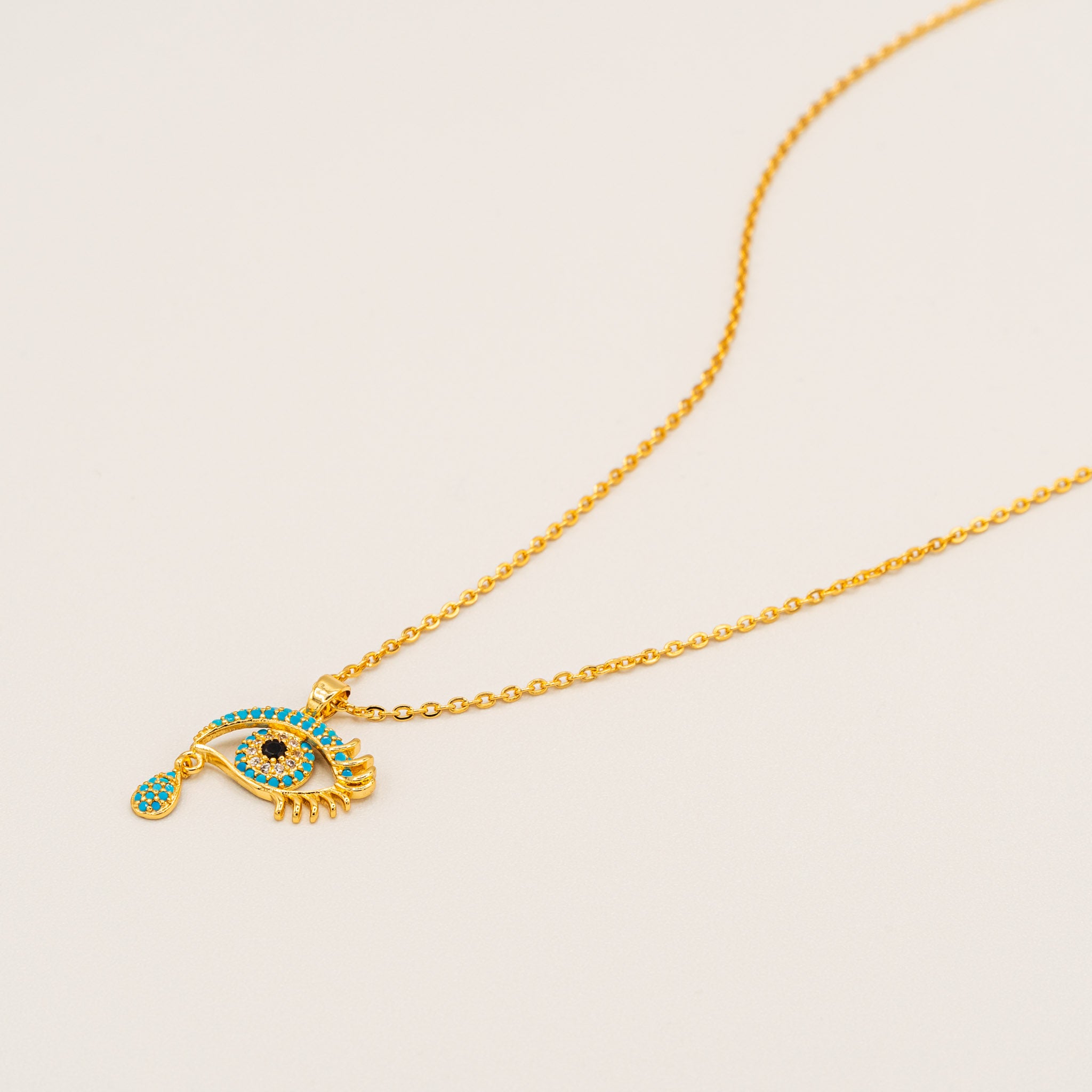 Tear Drop Necklace-Necklaces-Jessica Wang
