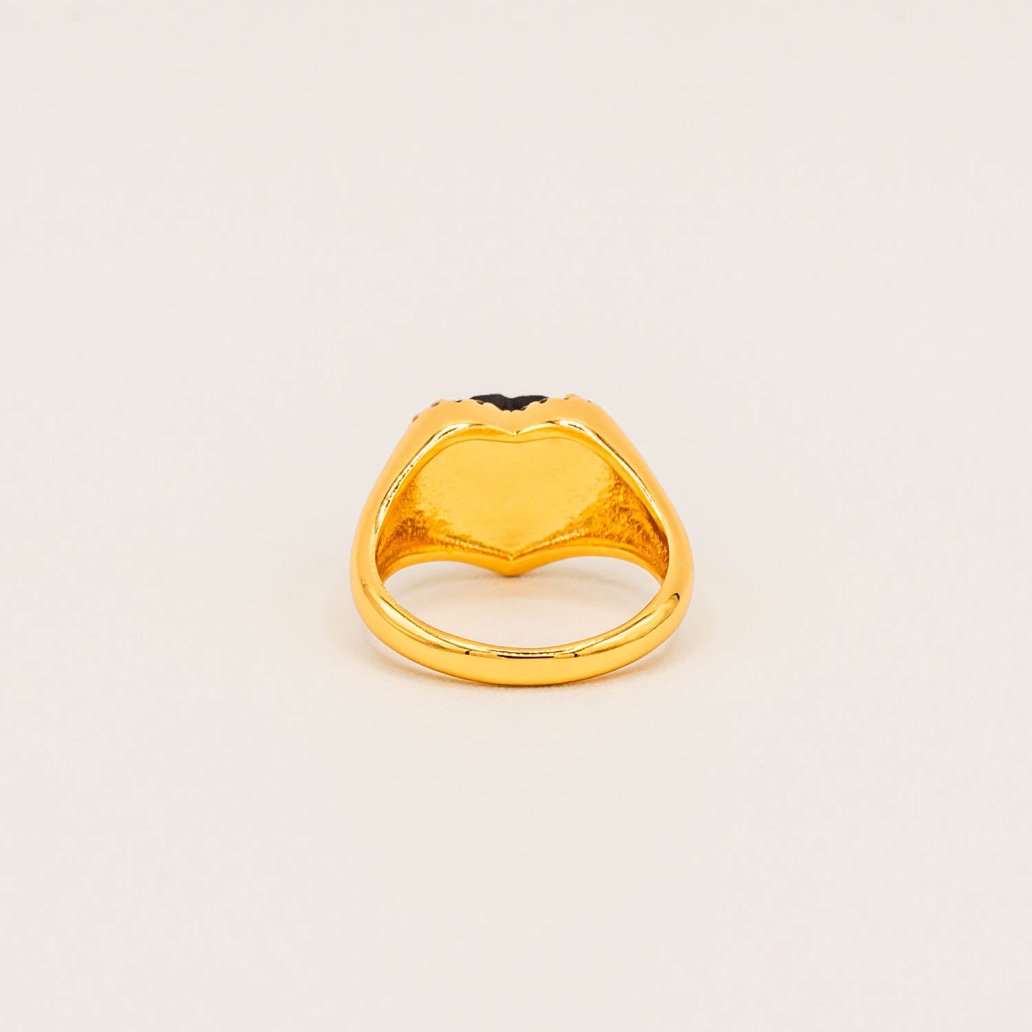 Black Heart Ring-Rings-Jessica Wang