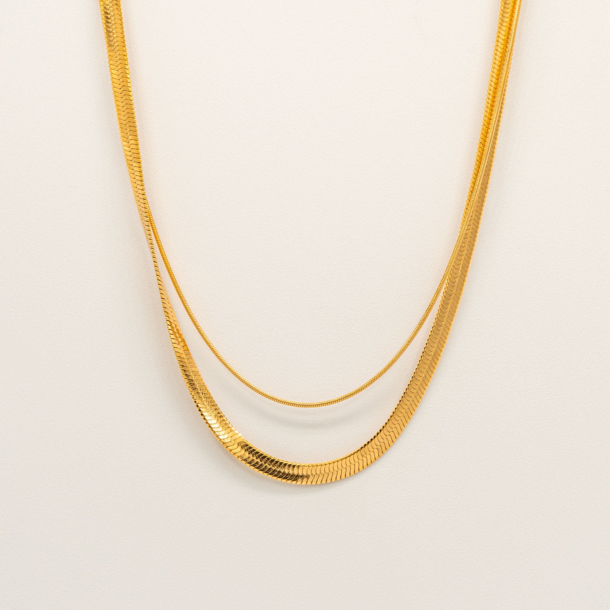 Double Layer Viper Necklace