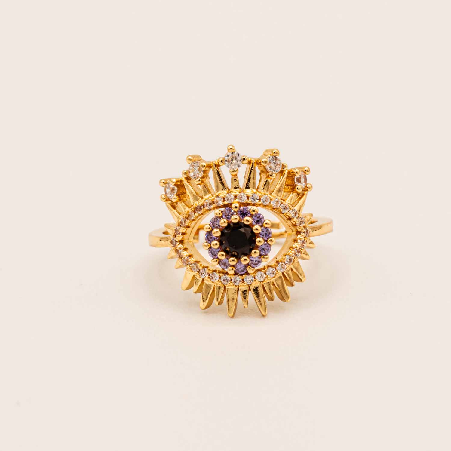 Evil Eye Ring-Rings-Jessica Wang