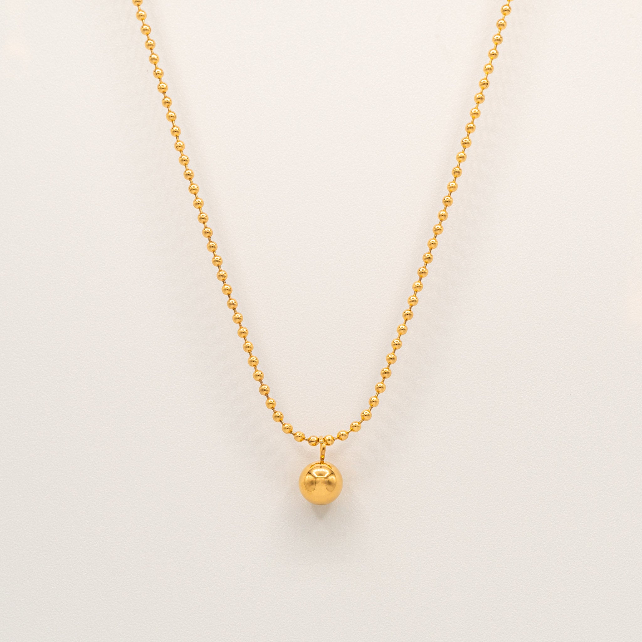 Gold Ball Necklace