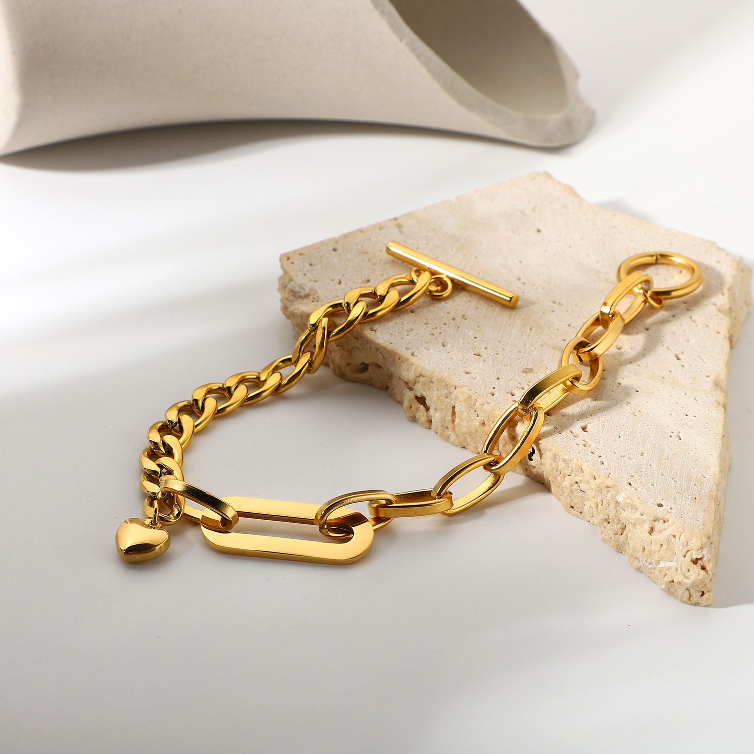 Link Bar Bracelet-Bracelets-Jessica Wang