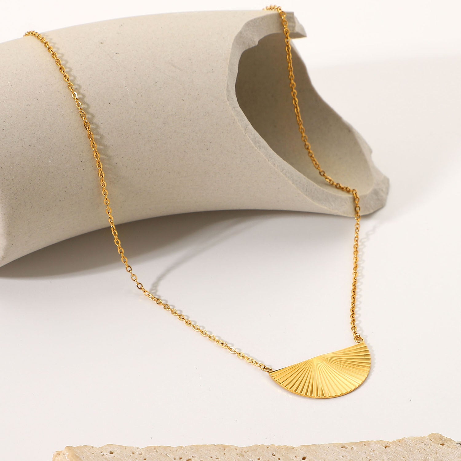 Sunrise Necklace-Necklaces-Jessica Wang