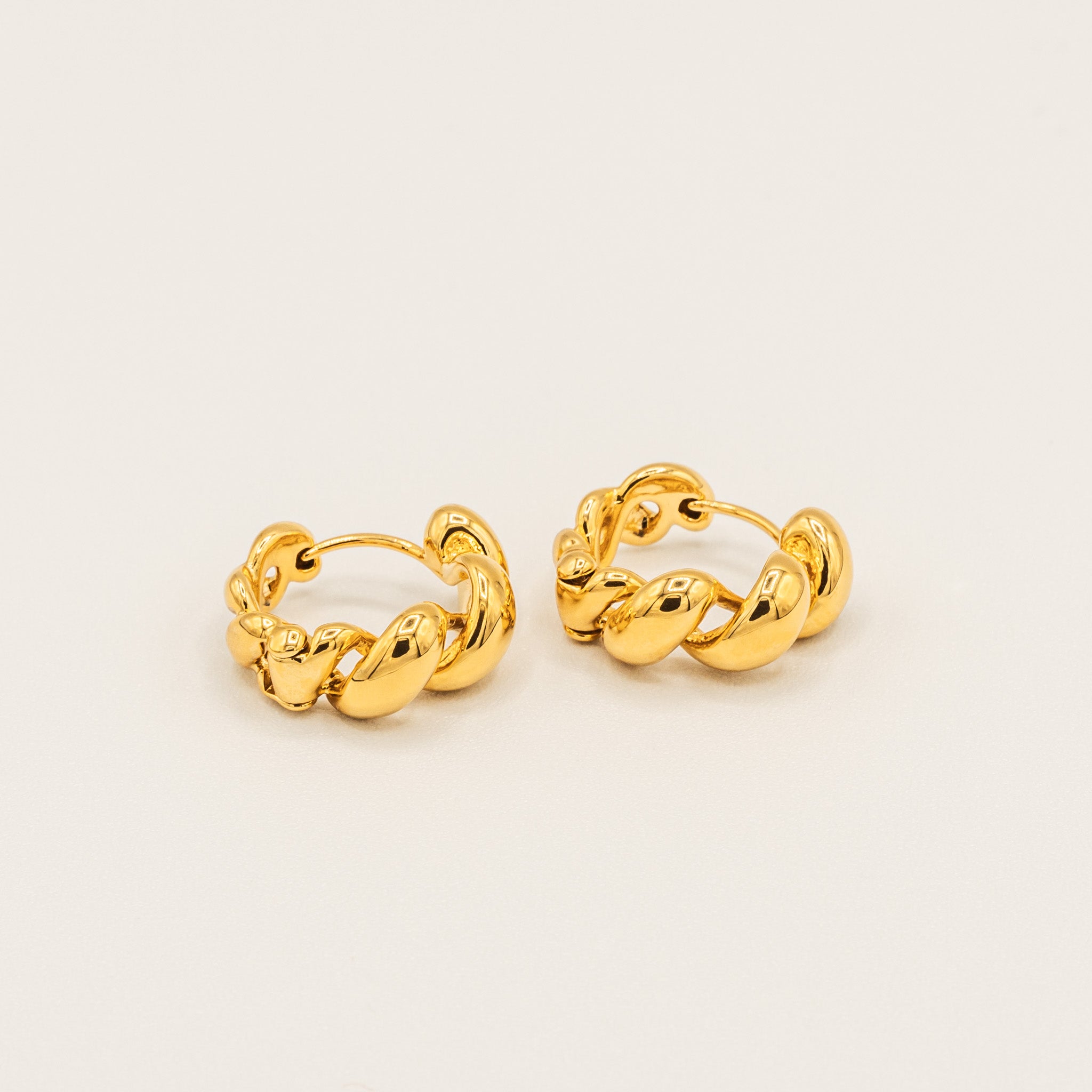 Lava Huggie Earrings-Earrings-Jessica Wang