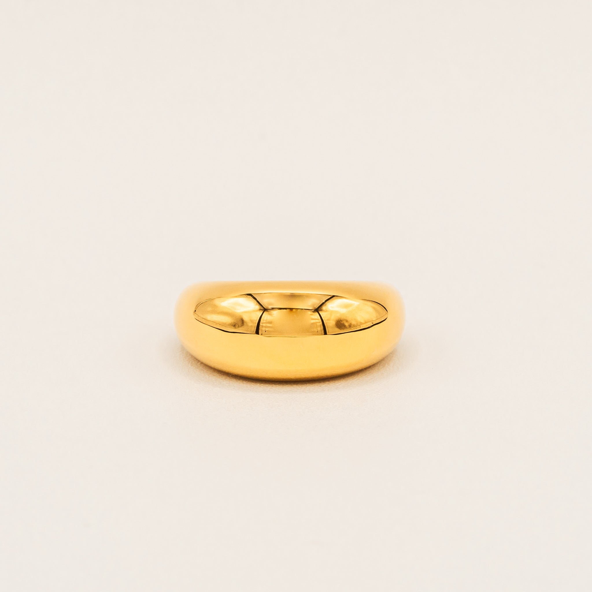 Dome Gold Ring