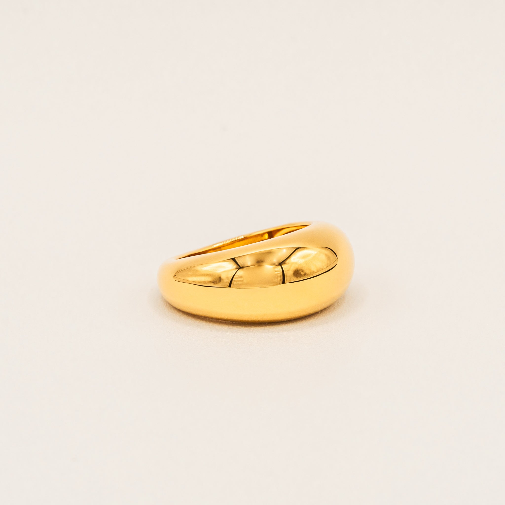 Dome Gold Ring