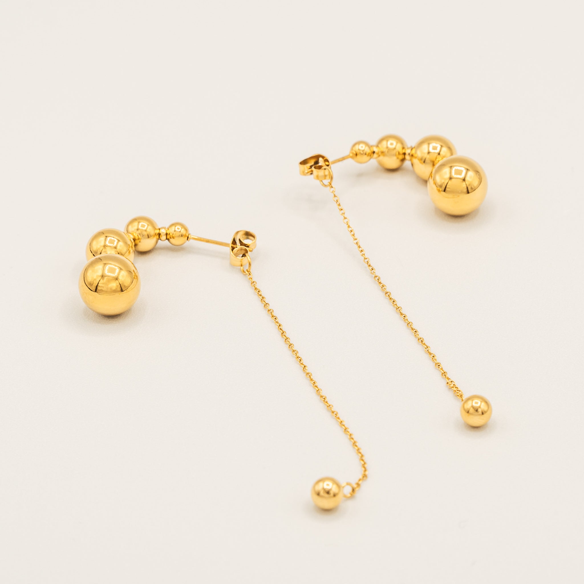 Orb Swing Earrings-Earrings-Jessica Wang