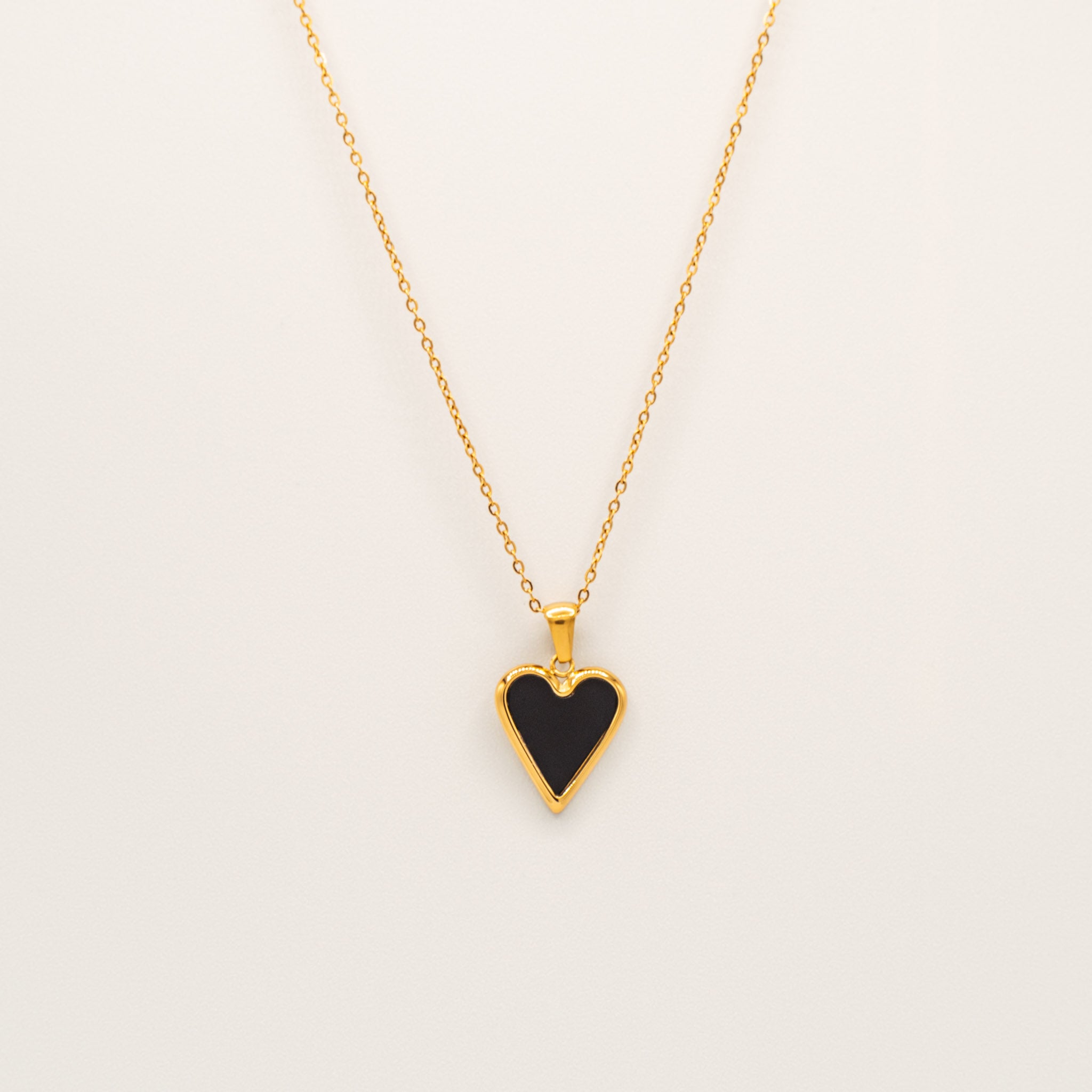 Pearl Heart Necklace-Necklaces-Jessica Wang