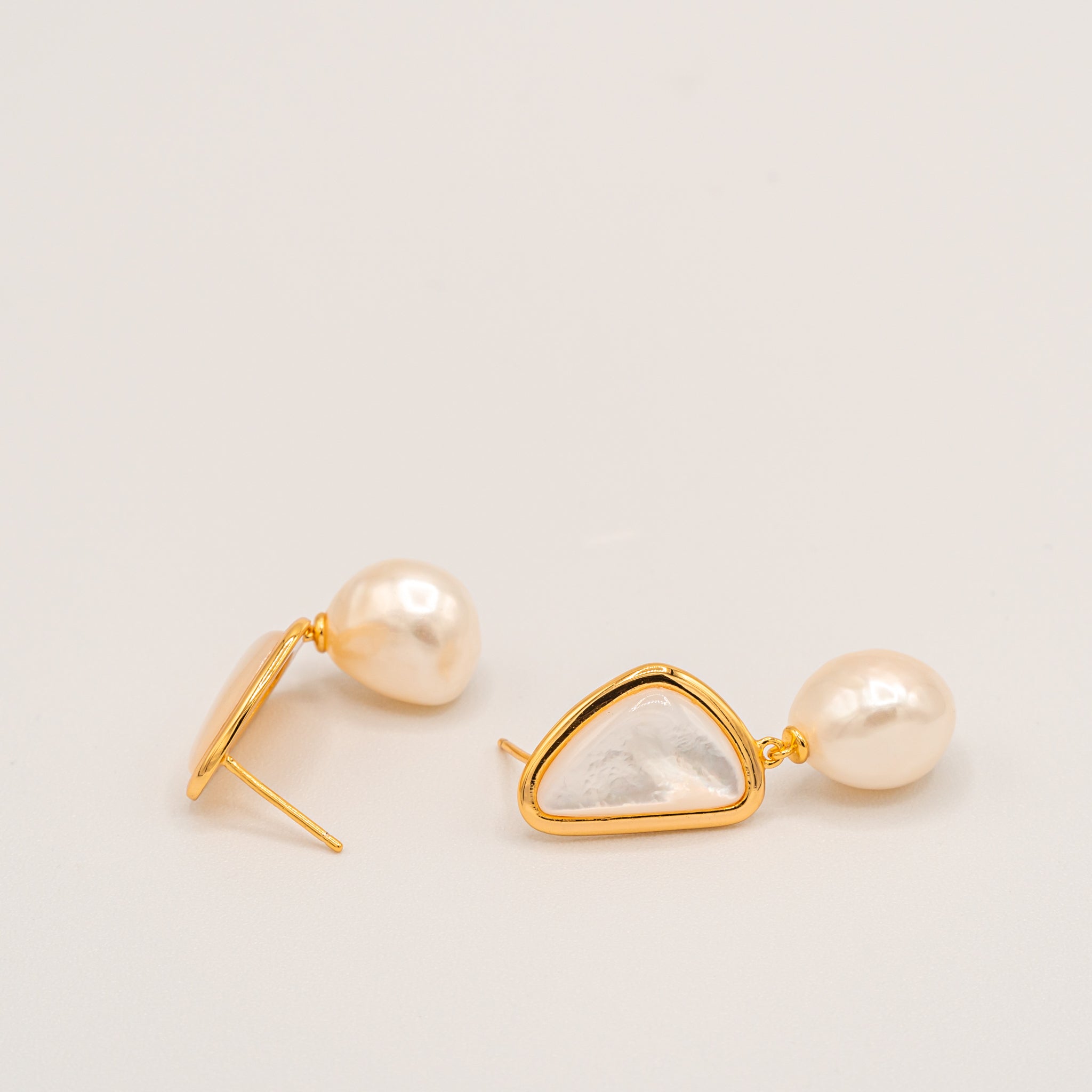 Bold Pearl Drop Earrings