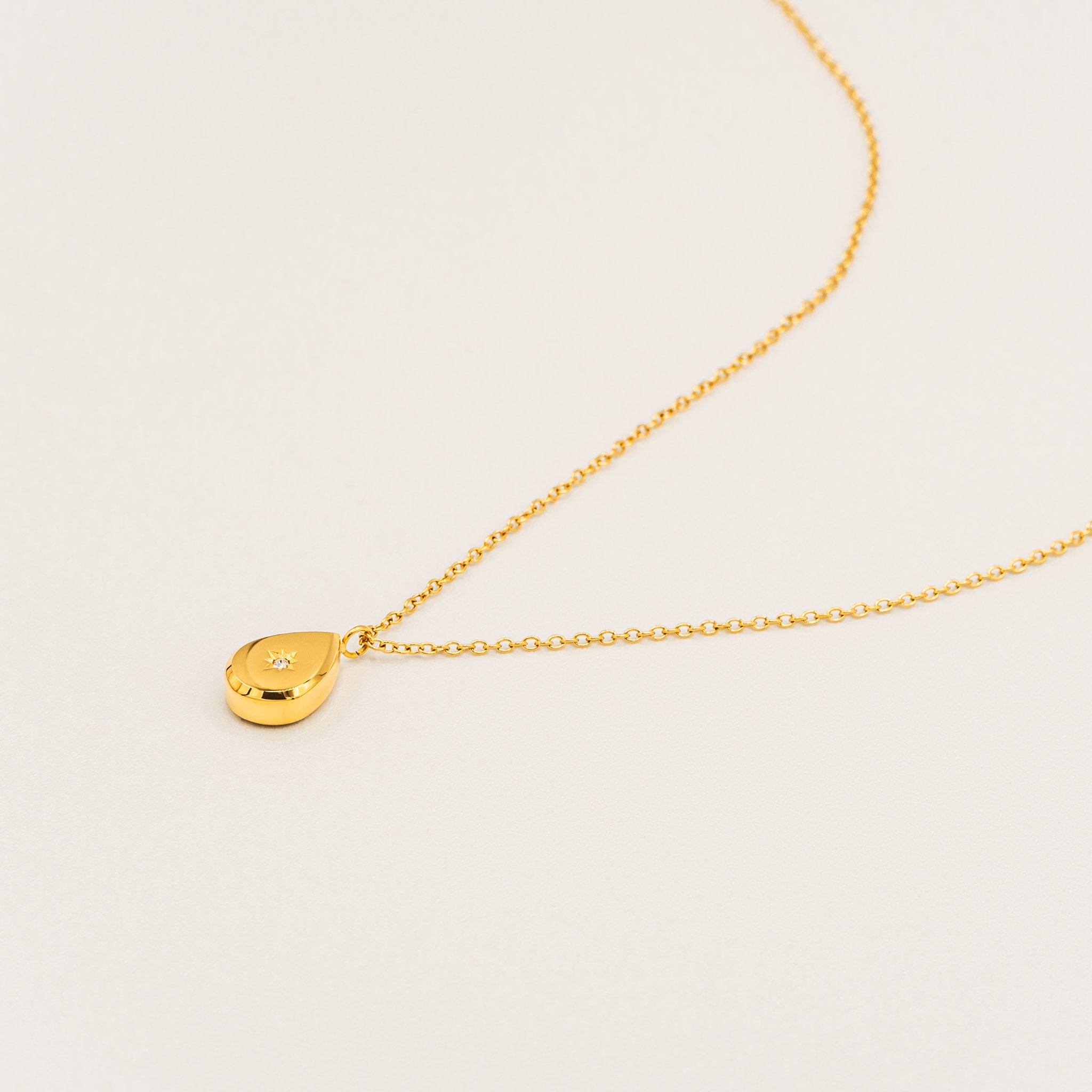 Waterdrop Necklace-Necklaces-Jessica Wang