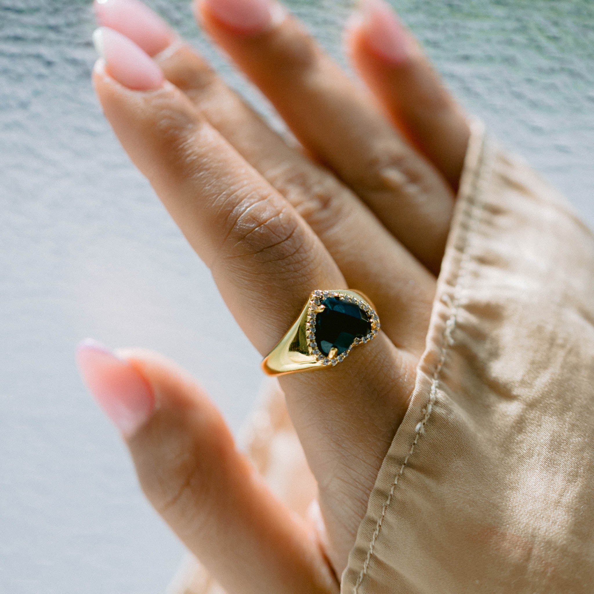 Black Heart Ring