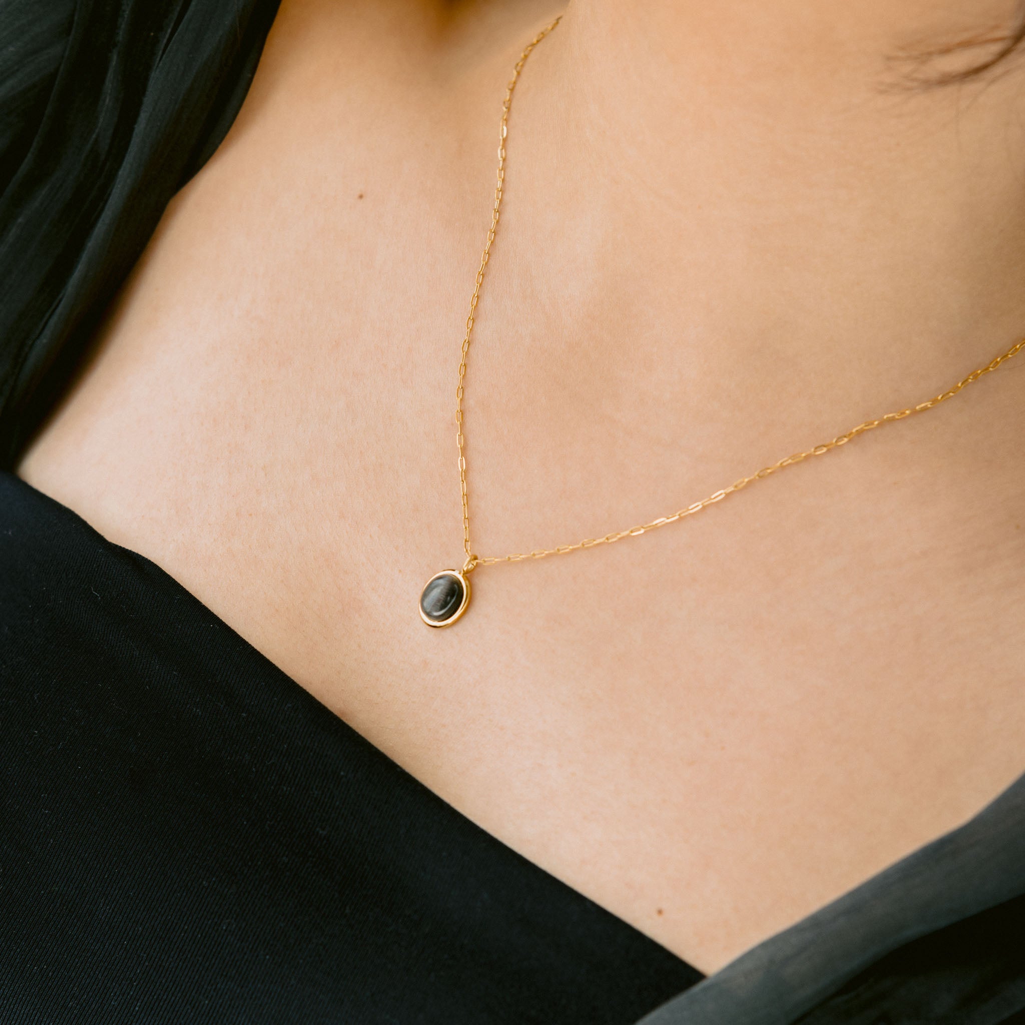 Black Moon Necklace